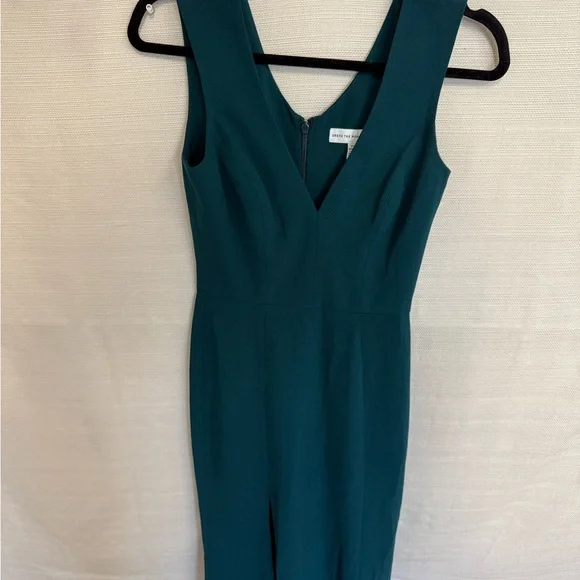 Dress the Population Teal Backless Dress - Picture 1 of 3